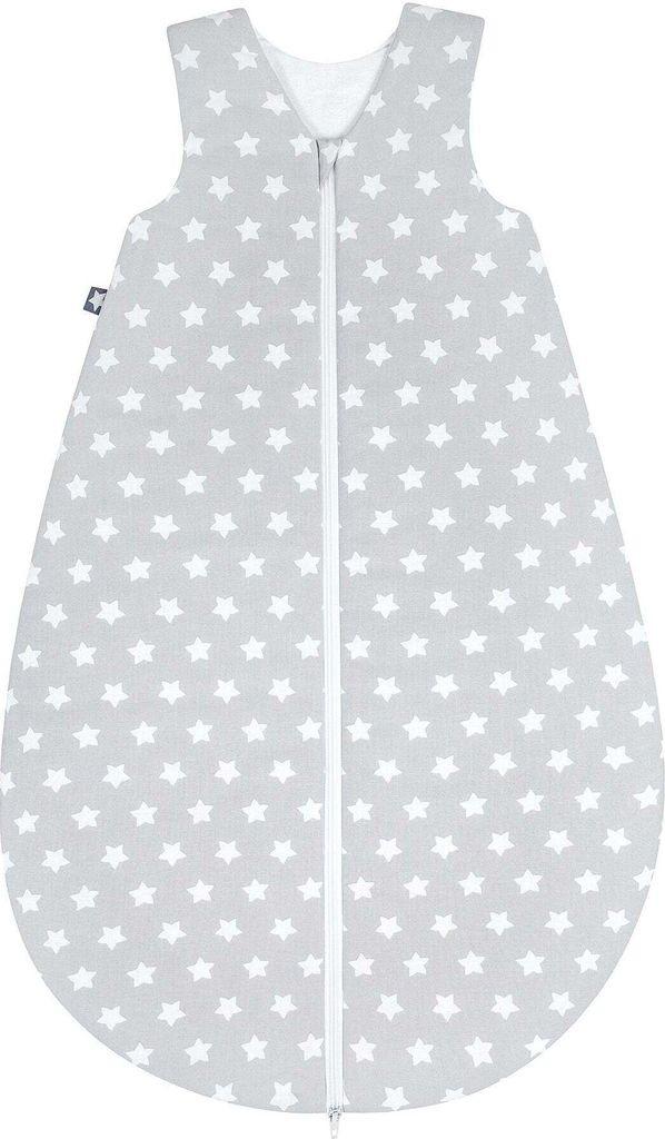 Julius Zöllner GmbH &Co.KG Schlafsack Sterne grau Schlafsack 80 (BxLxH) B=49 x L=81 x H=2 cm