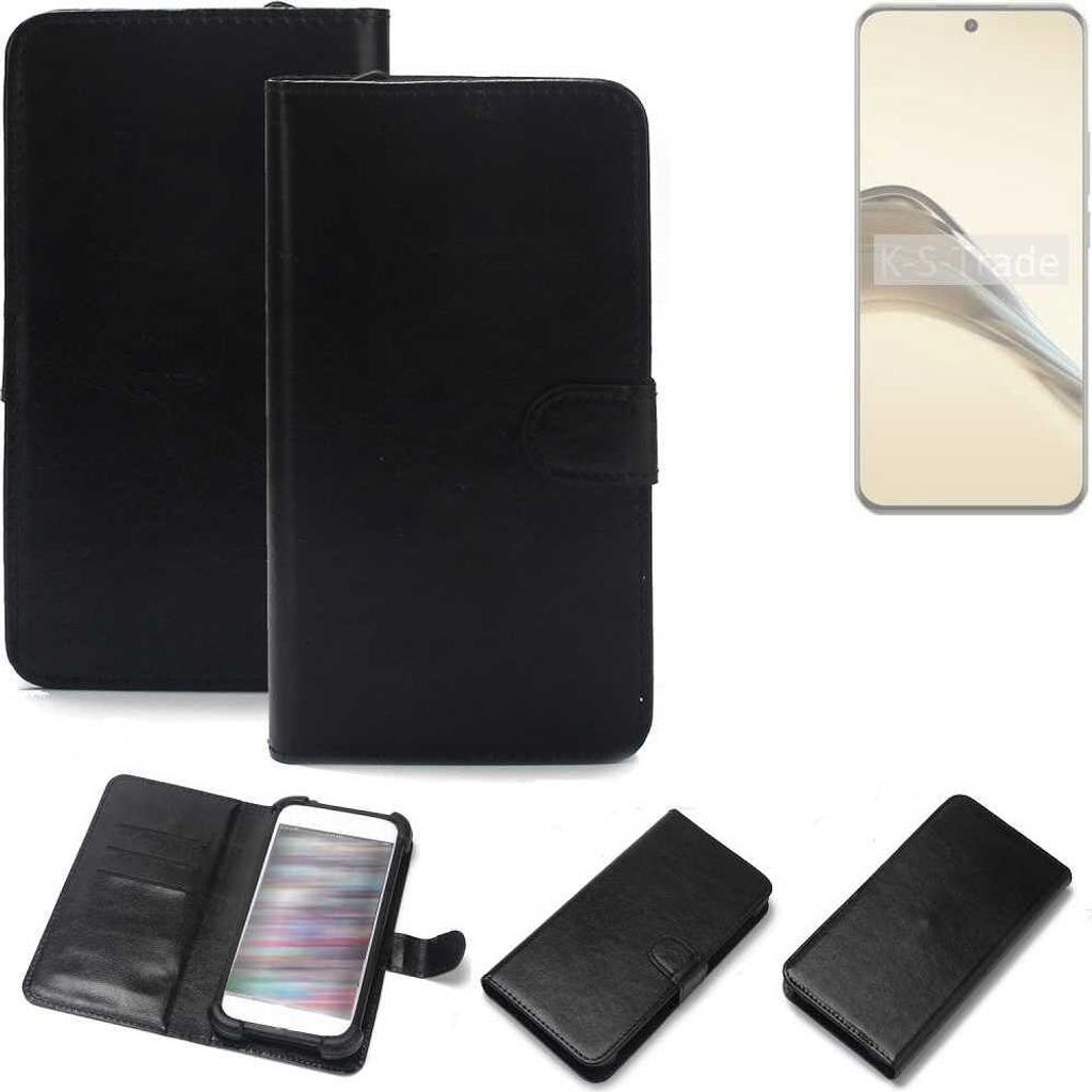 K-S-Trade Handyhülle Schutzhülle kompatibel mit Realme 13 Pro 5G China Handy Schutz Hülle Handyhülle Bumper schwarz 1x