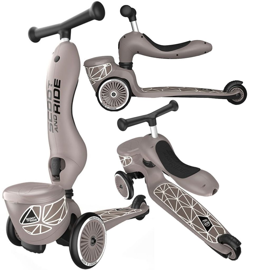 Scoot and Ride Highway Kick 1 Lifestyle Brown Lines Produktbild 