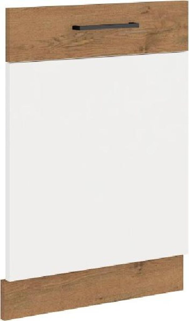 Dvířka pro vestavnou myčku VANYA - 60x72 cm, bílá / dub Obrázek produktu 