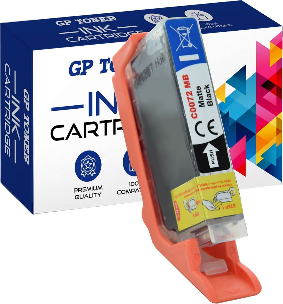 Druckerpatronen kompatibel für Canon Pixma Pro-10 Pro-10S PGI-72 - Matte Black