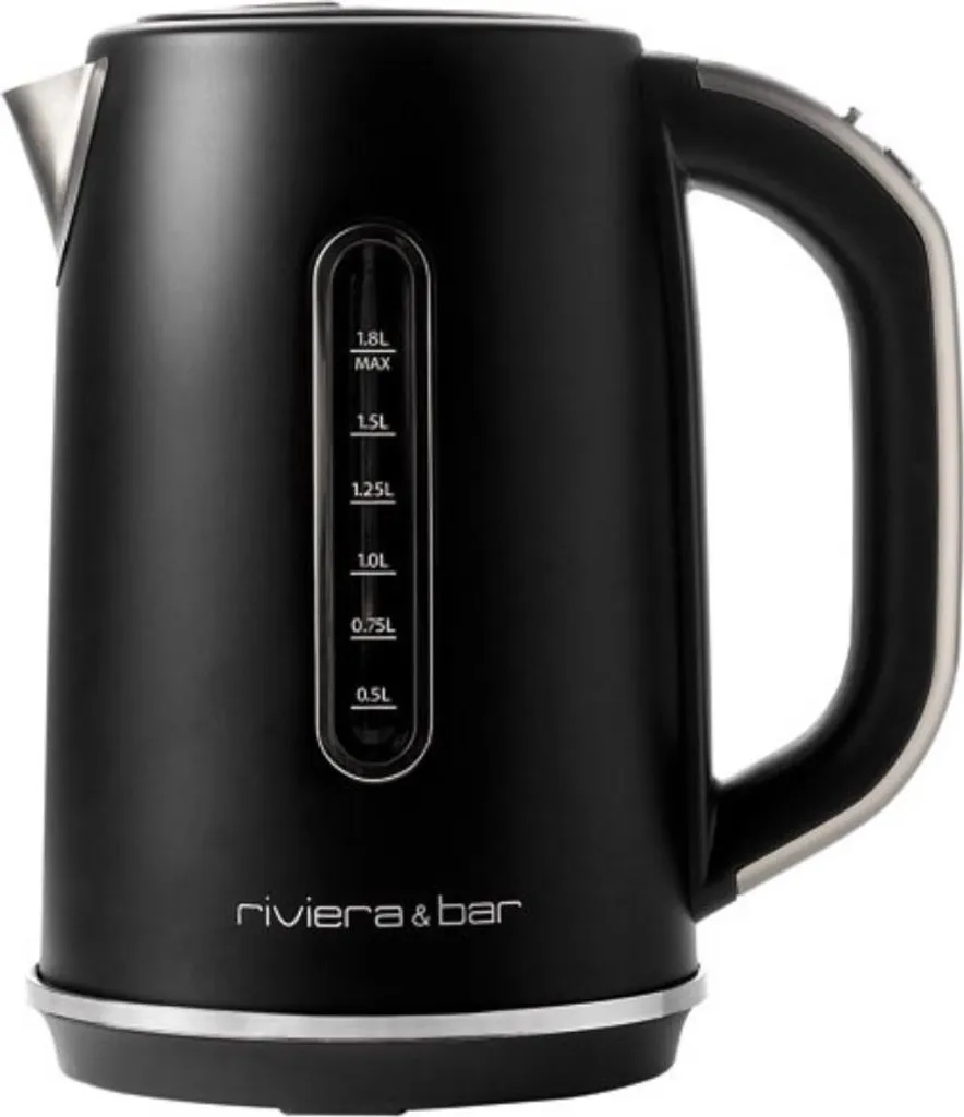 Bouilloire Électrique avec Thermostat Réglable 1,8L Riviera & Bar Noir