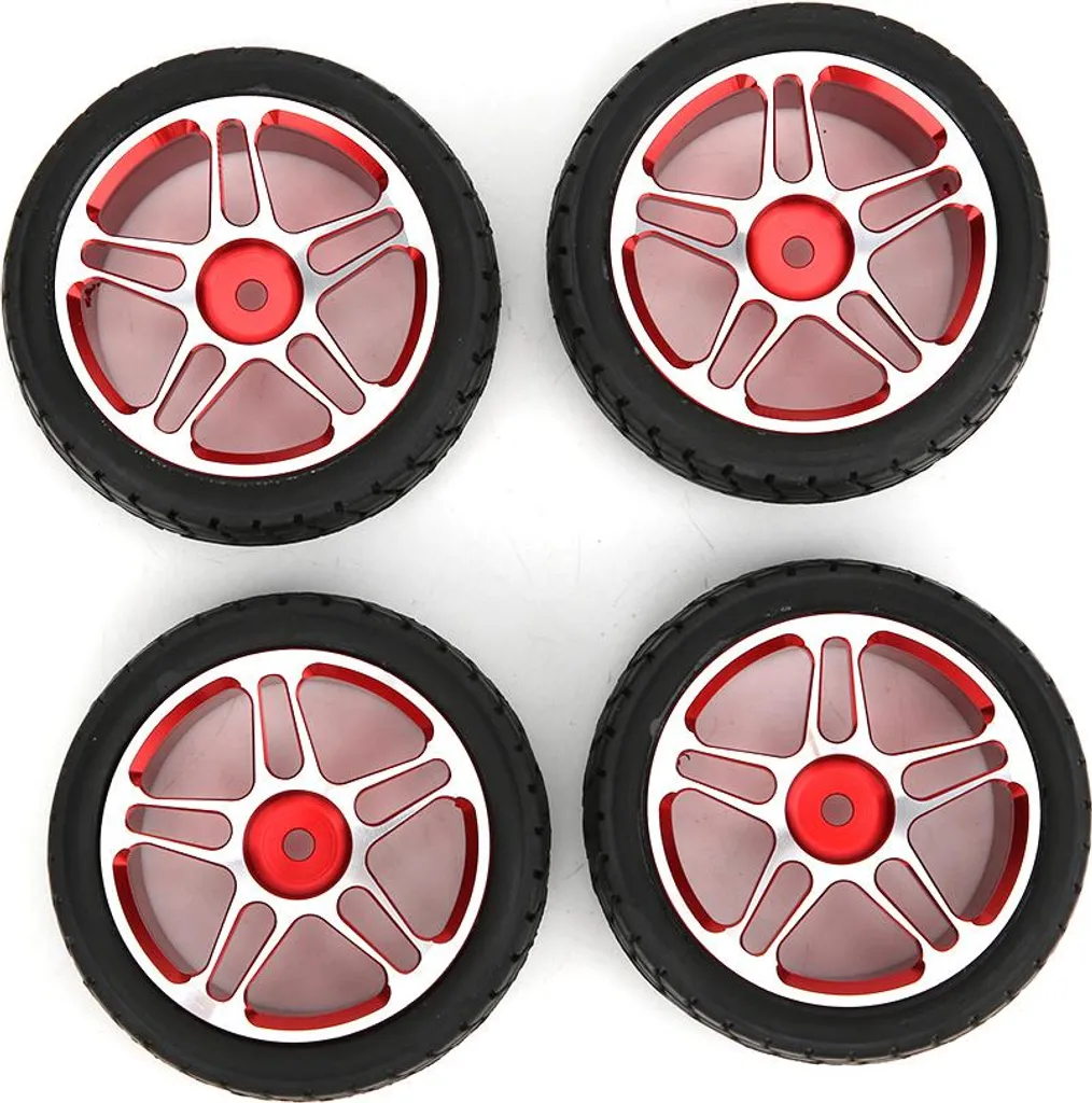 Lot de 4 Moyeux de Roue RC 1/10 en Aluminium CNC Ultra Résistants