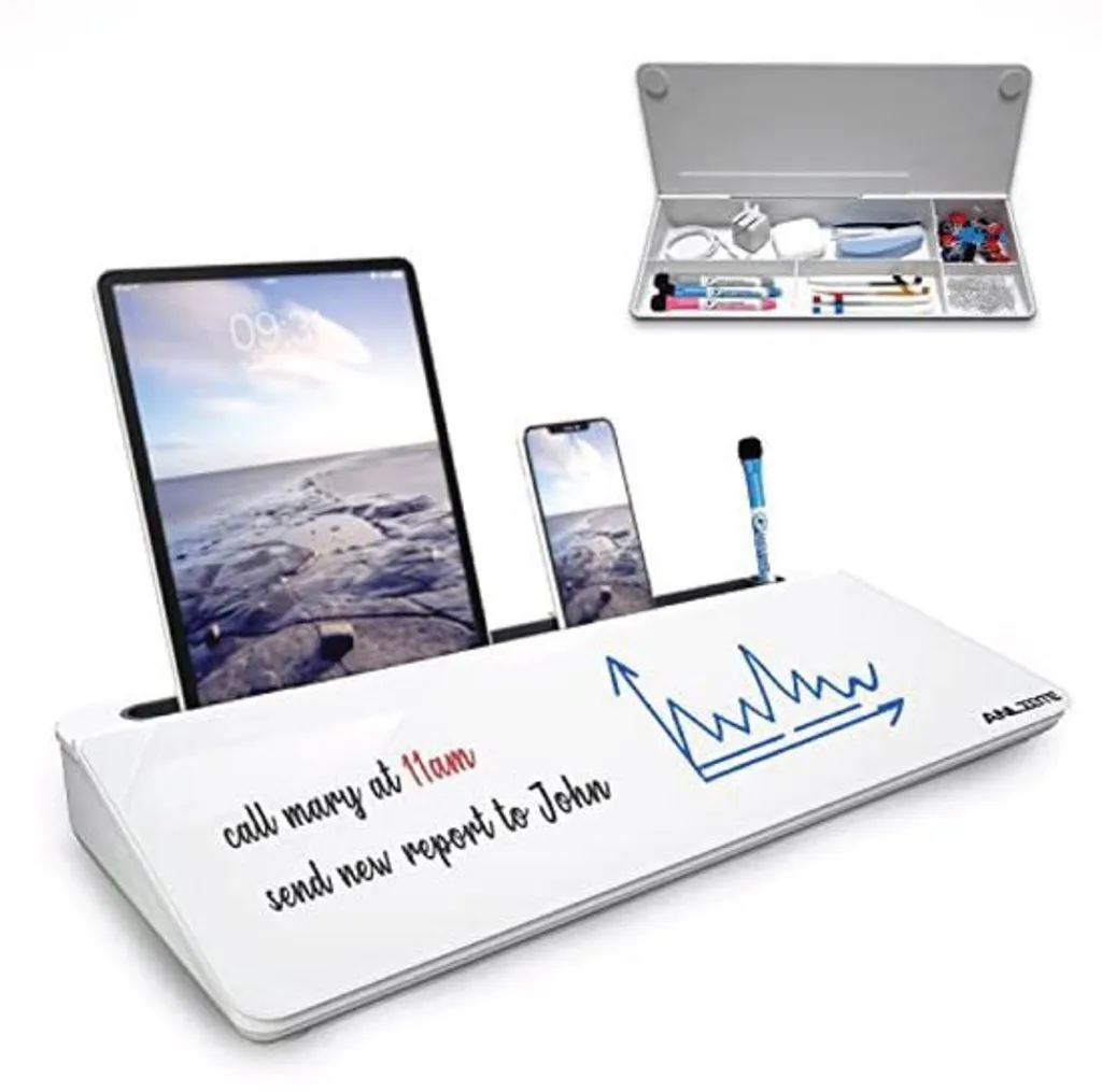 Lavagna Vetro Scrivania DESKNOTE 45x20cm - Robusta e Multifunzionale - 4