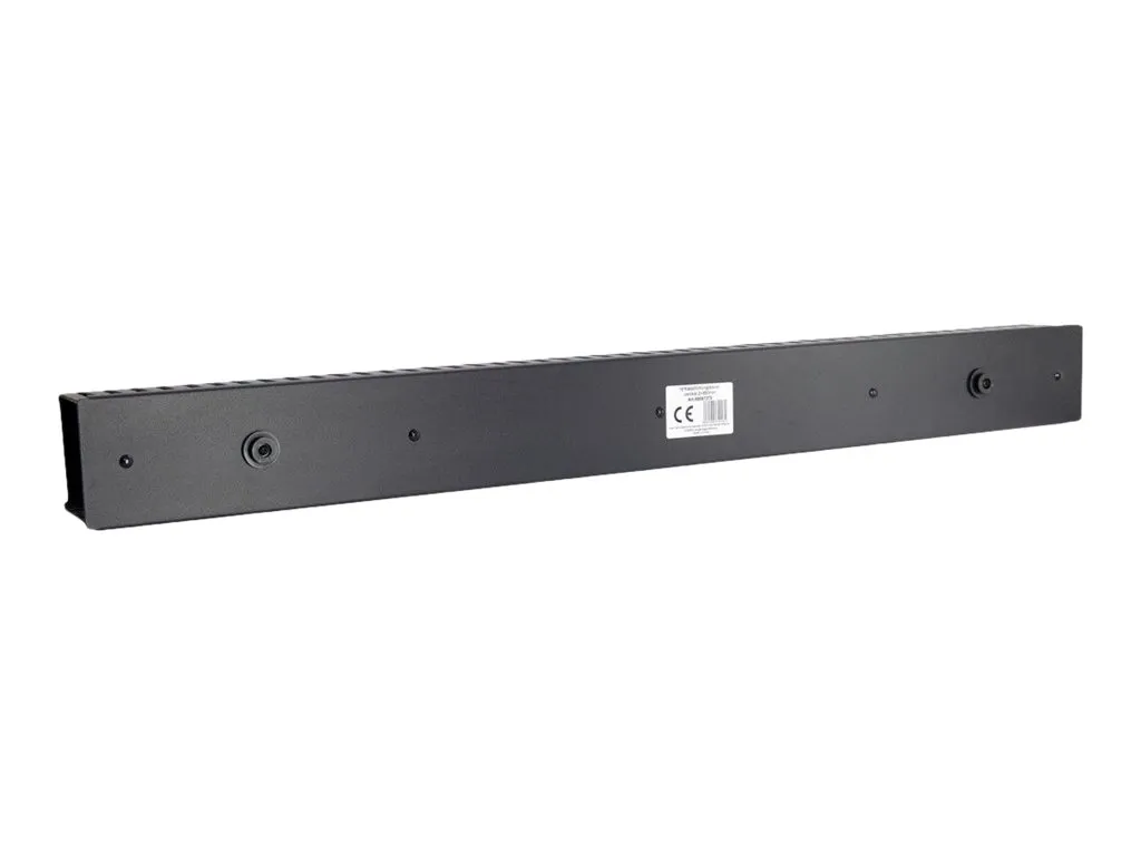 Inter-Tech 19" Guide-câble Vertical 2 Unités pour Baie de Brassage