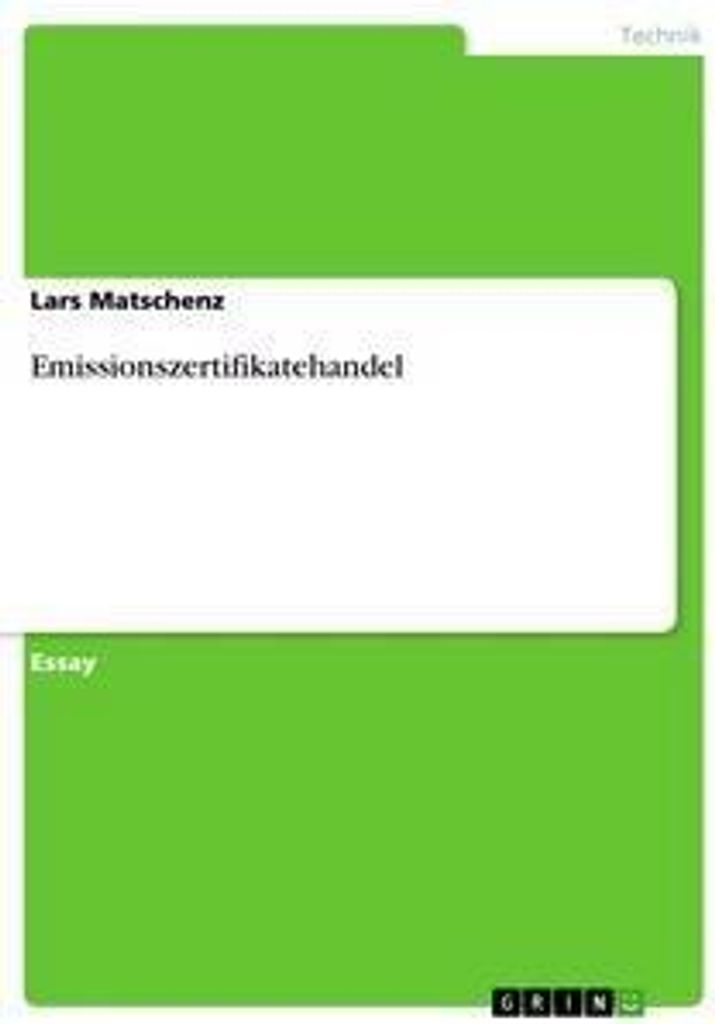 Emissionszertifikatehandel