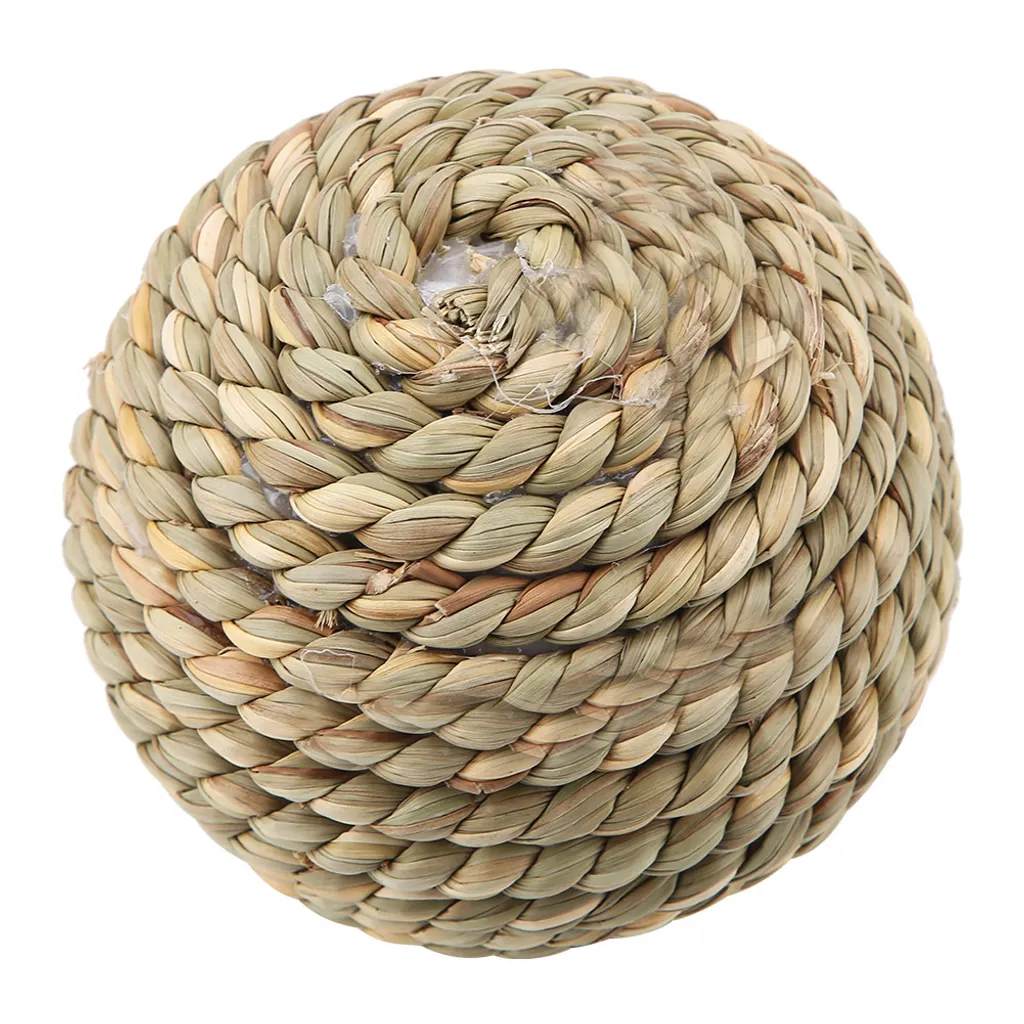 Palla in Veccia Selvatica per Conigli e Pappagalli 10cm - Gioco Naturale
