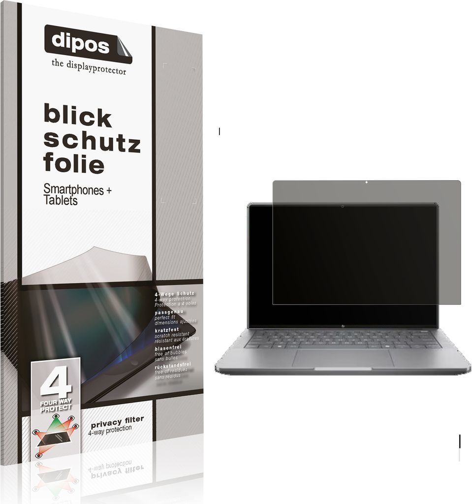 Blickschutzfolie für HP ZBook Ultra G1a matt Schutzfolie Folie Display Schutz dipos