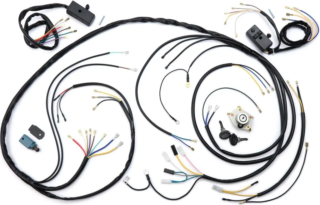 Faisceau de câbles BGM avec régulateur 3 broches pour Vespa PX 1981-1983
