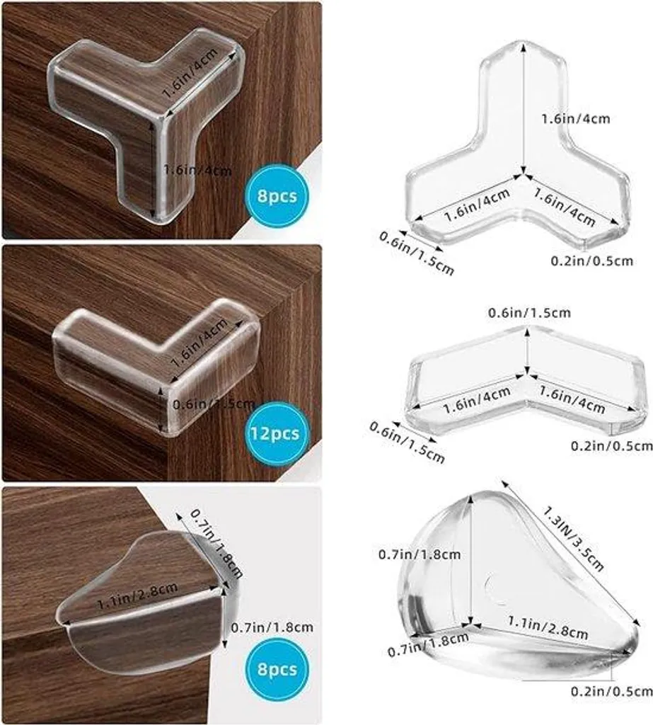 Protection bébé pour meubles et angles vifs lot 28 pièces sécurité