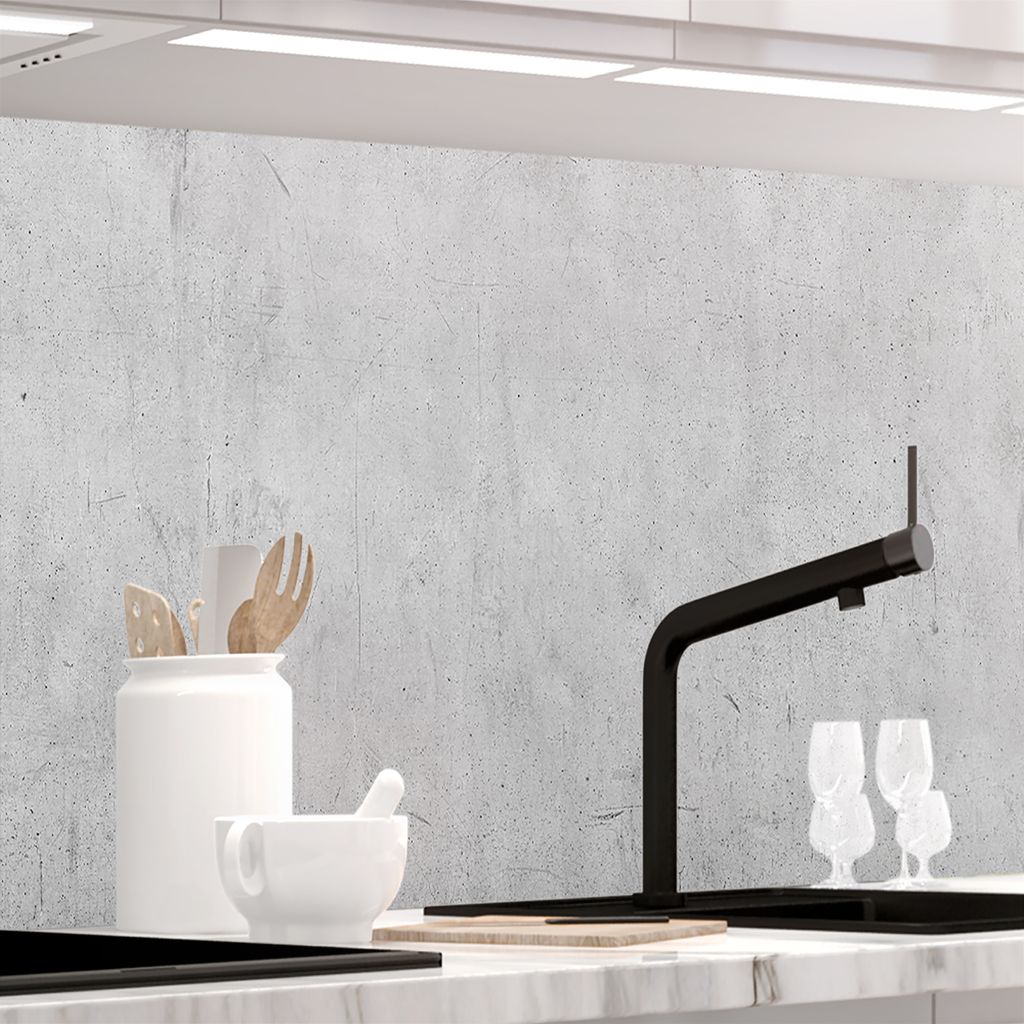 Küchenrückwand selbstklebend Matt-Optik - BETON - 1.8mm, Produktbild 
