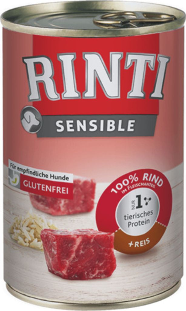 RINTI Sensible Rind & Reis 800 g