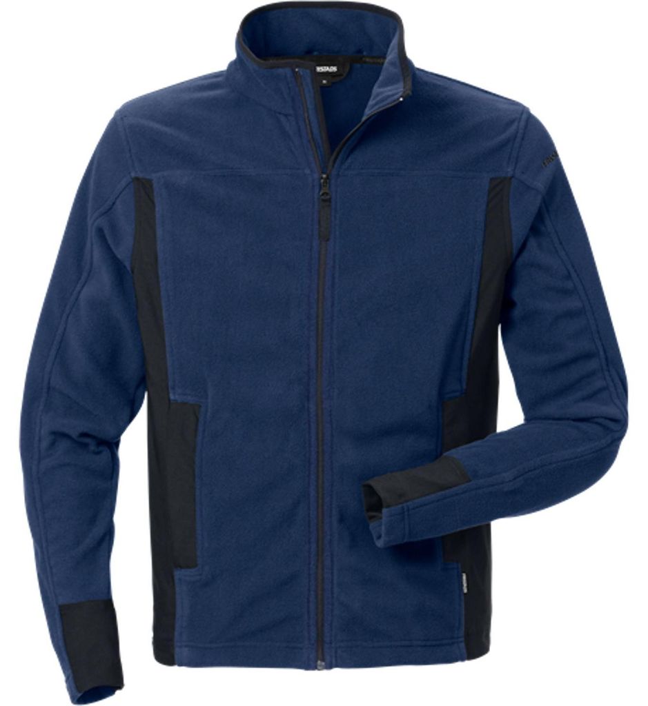 Fristads Fleecejacke 4003 MFL Marine/Schwarz M Produktbild 