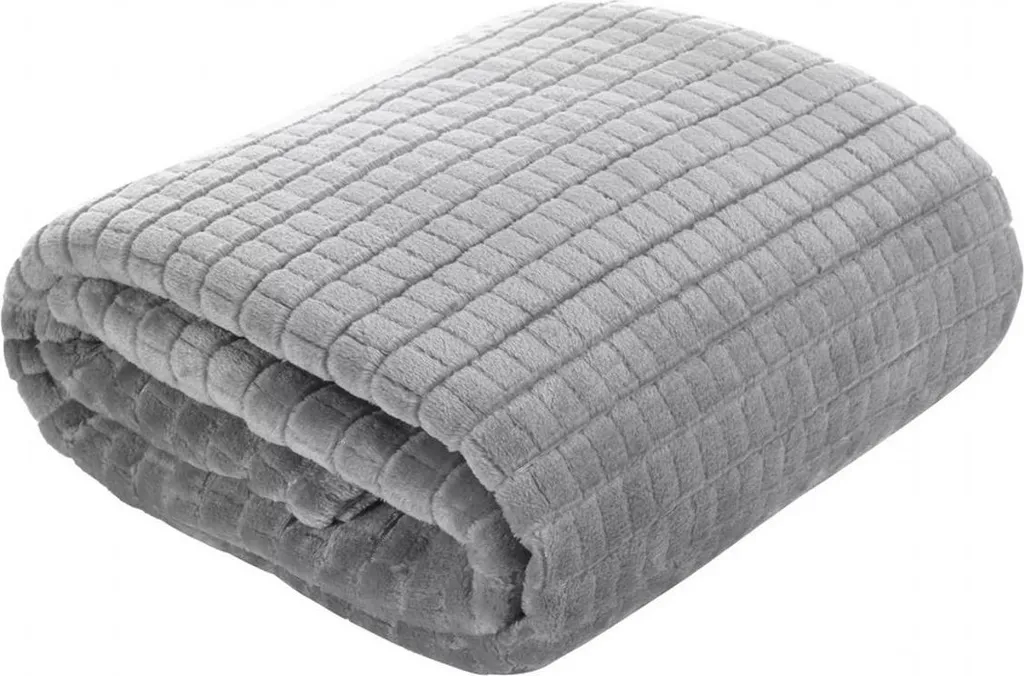 Coperta Cindy2 Cenere 220x200 | Morbidissima e Lavabile in Lavatrice