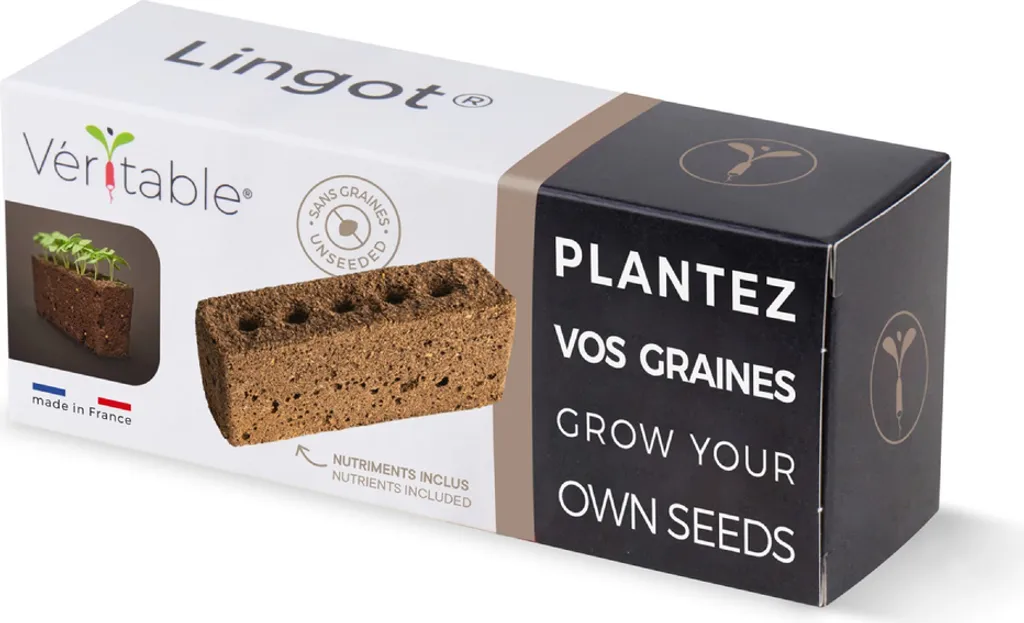 Véritable Lingot Faire Tout Pousser - Recharge Basilic Grand Vert Bio