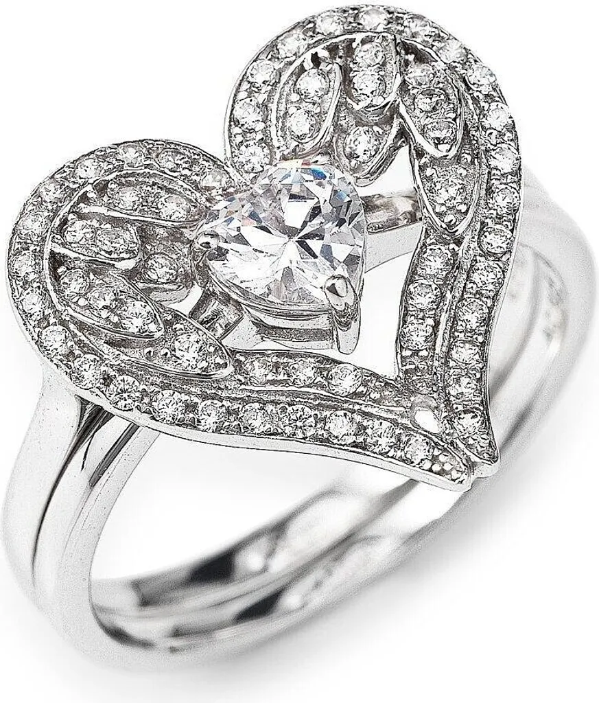 Anelli Amen 14 Collezione Amore Donna - Acquista l'Originale Argento 925