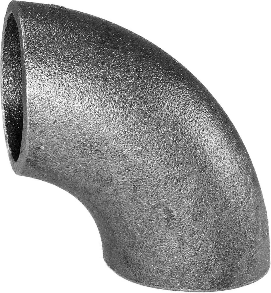Schweißbogen 90 Grad kurz 114,3 mm 4" DN 100 schwarz : 114,3 mm Größe: 114,3 mm