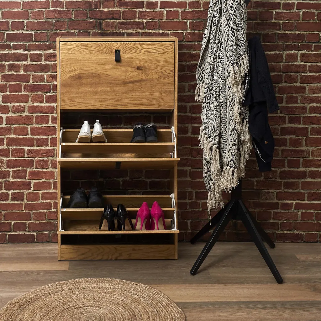 Meuble à chaussures Abbott : fini le désordre avec ses 3 portes slim