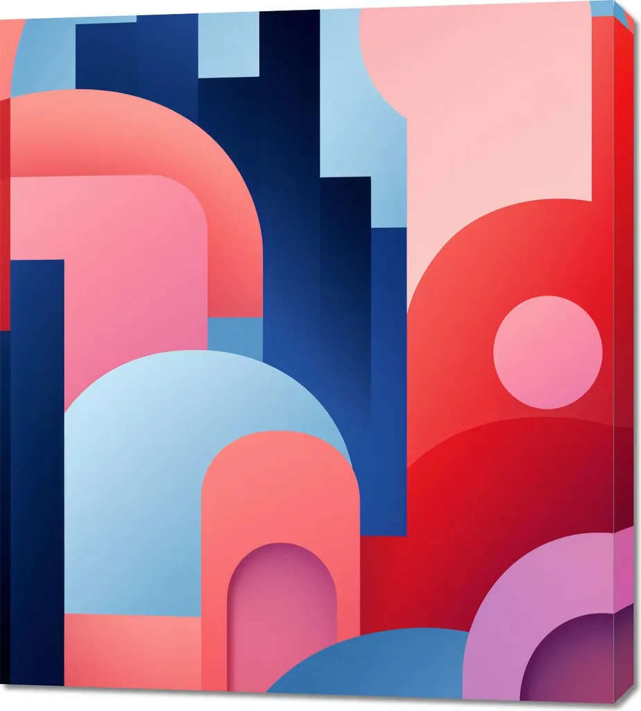 Image 90 x 100 cm Couleurs Ville pour Égayez un Mur Blanc Trop Vide