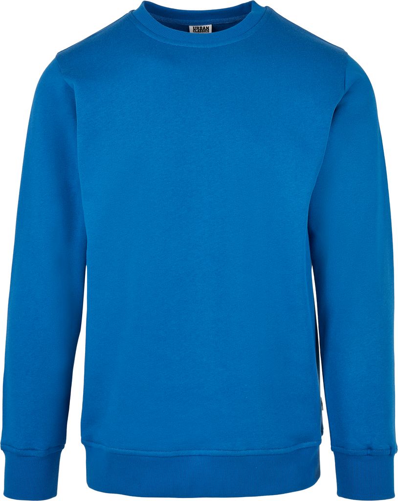 Urban Classics TB3824 | Organic Basic Crew Herrenpuli - Farbe: sporty blue - Größe: XXL