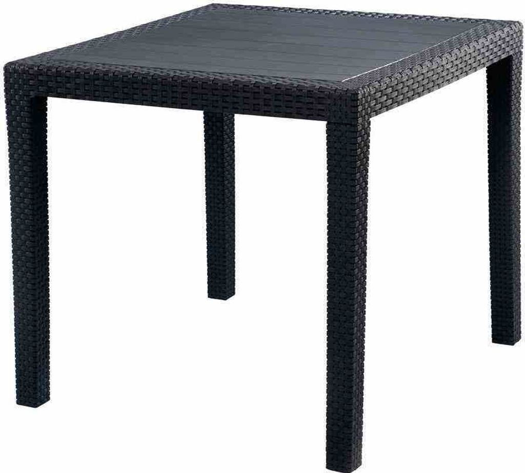Gartentisch King anthrazit 79 x 79 x 72 cm, quadratisch, Produktbild 