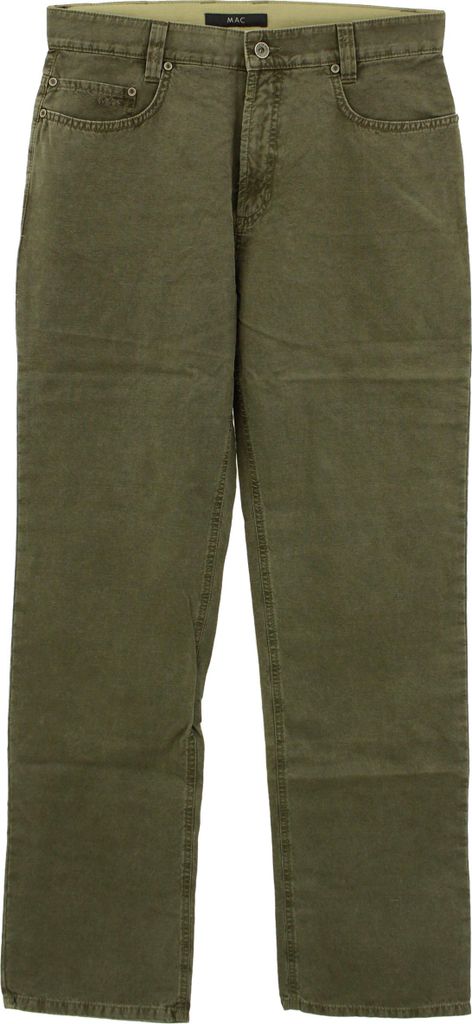 29585 Mac Jeans, Brad, Herren Jeans Hose, Gabardine ohne Stretch, olive, W 29 L 30