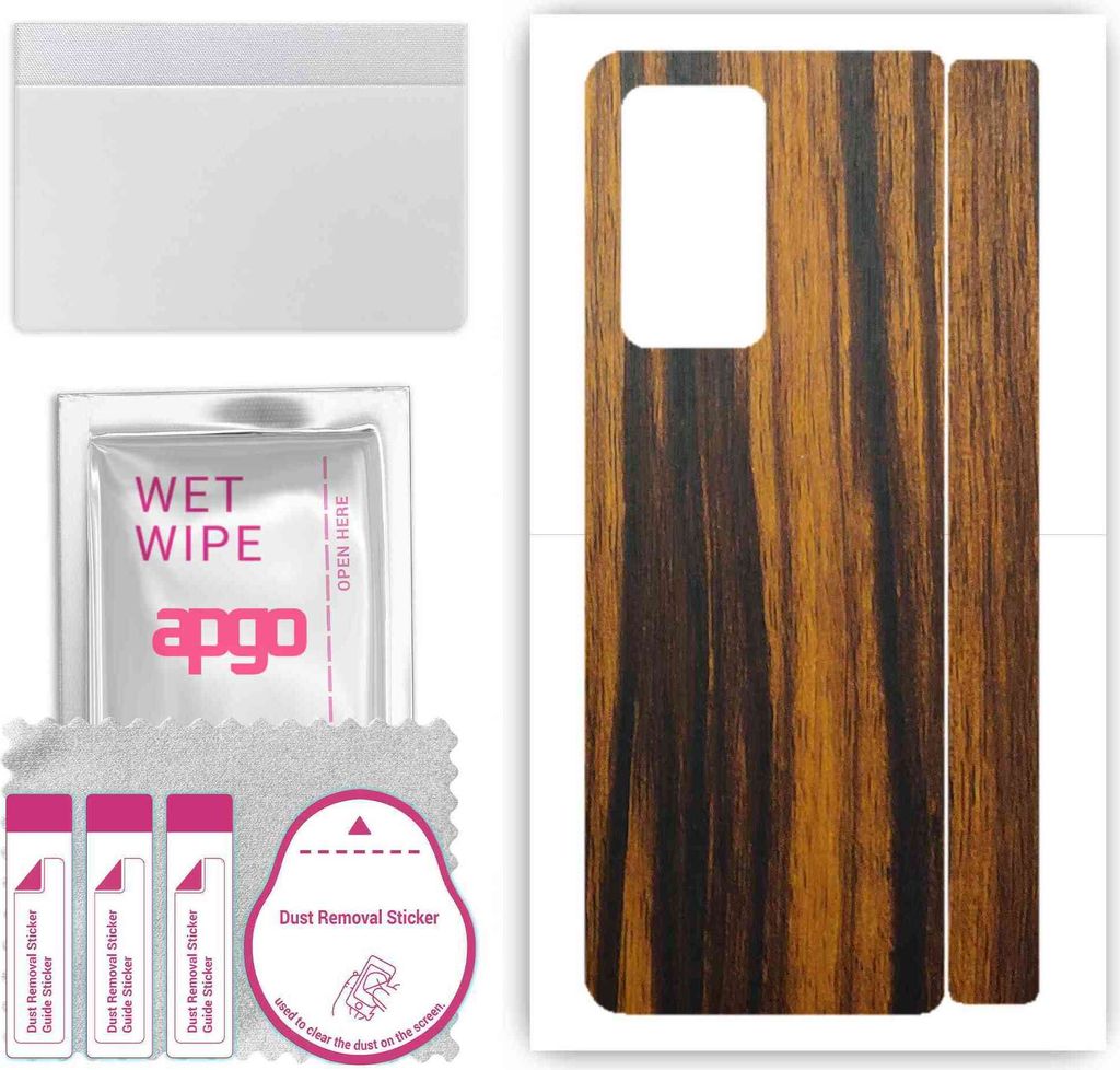 apgo Rückseite Schutzfolie, Skin, kompatibel mit Samsung Galaxy Z Fold 2, Hinten Displayschutzfolie aus Vinylfolie, kratzfest, einfache Montage - ...