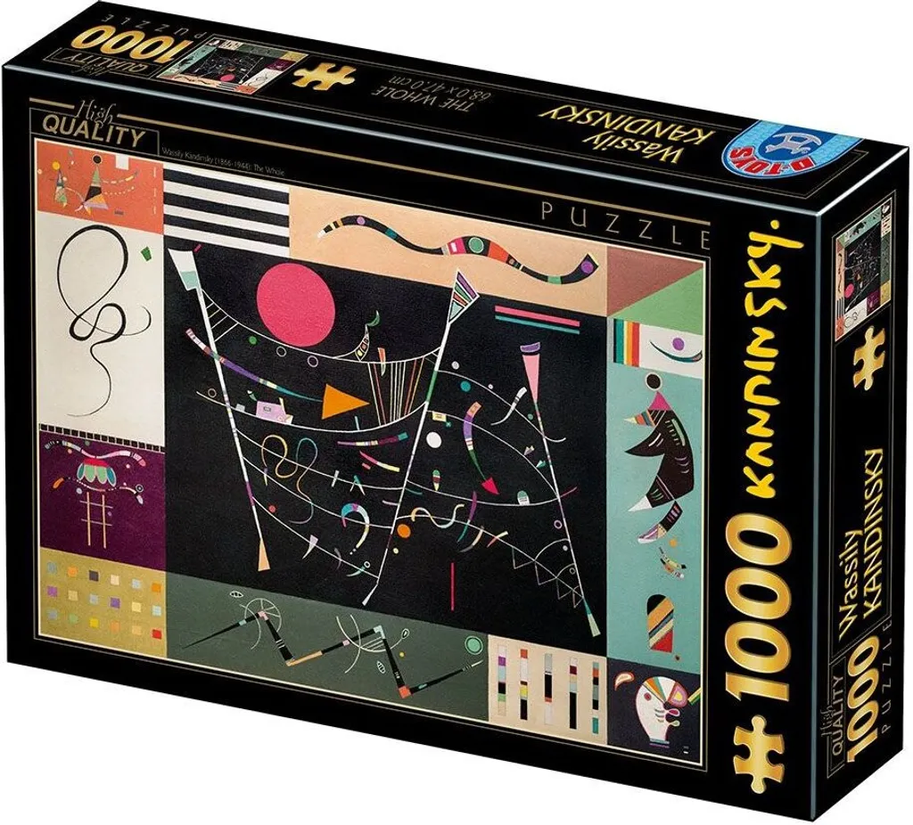 Puzzle 1000 pièces D-TOYS classique pour adultes passionnés de jeux