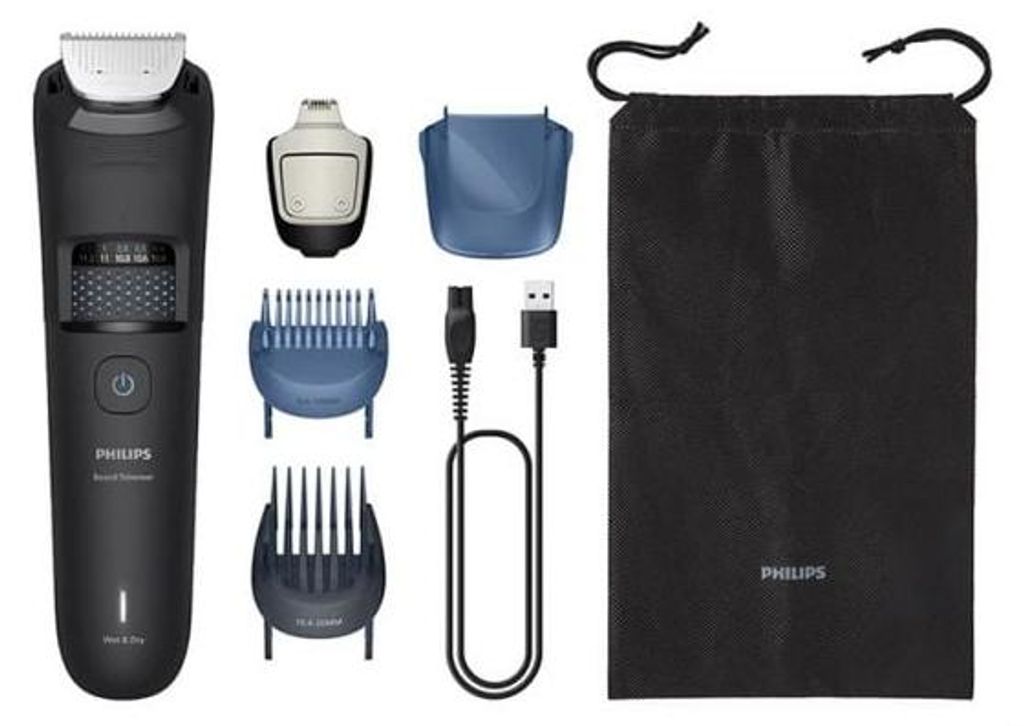 Philips Beard Trimmer 5000 Series BT5775/15 Bartstyling mit Haarauffangschale, Keine Wartung – muss nicht geölt werden, Akku, Selbstschärfende ...