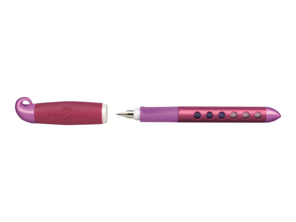 FABER-CASTELL Schul-Füllhalter Scribolino, brombeer Produktbild 2