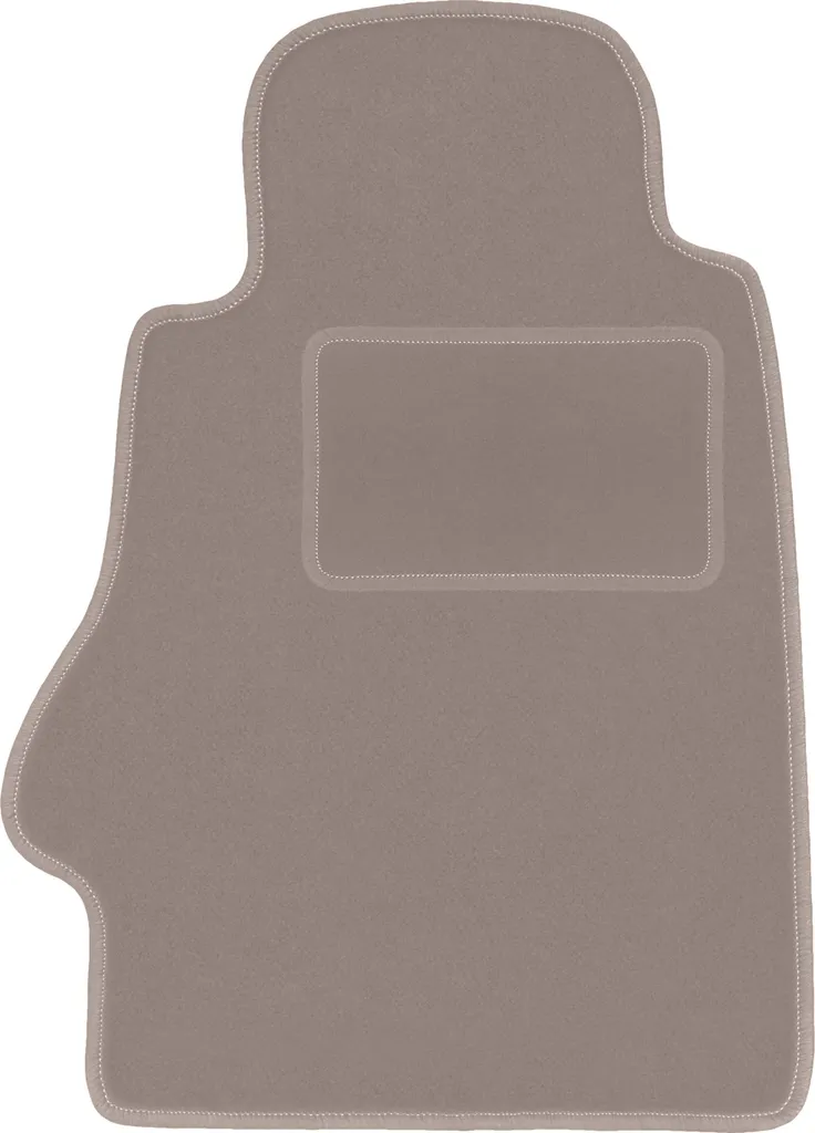 Tappetino conducente in velluto beige compatibile con Toyota MR2 ZZW30 (1999-2007, coupé) – con fissaggi – su misura