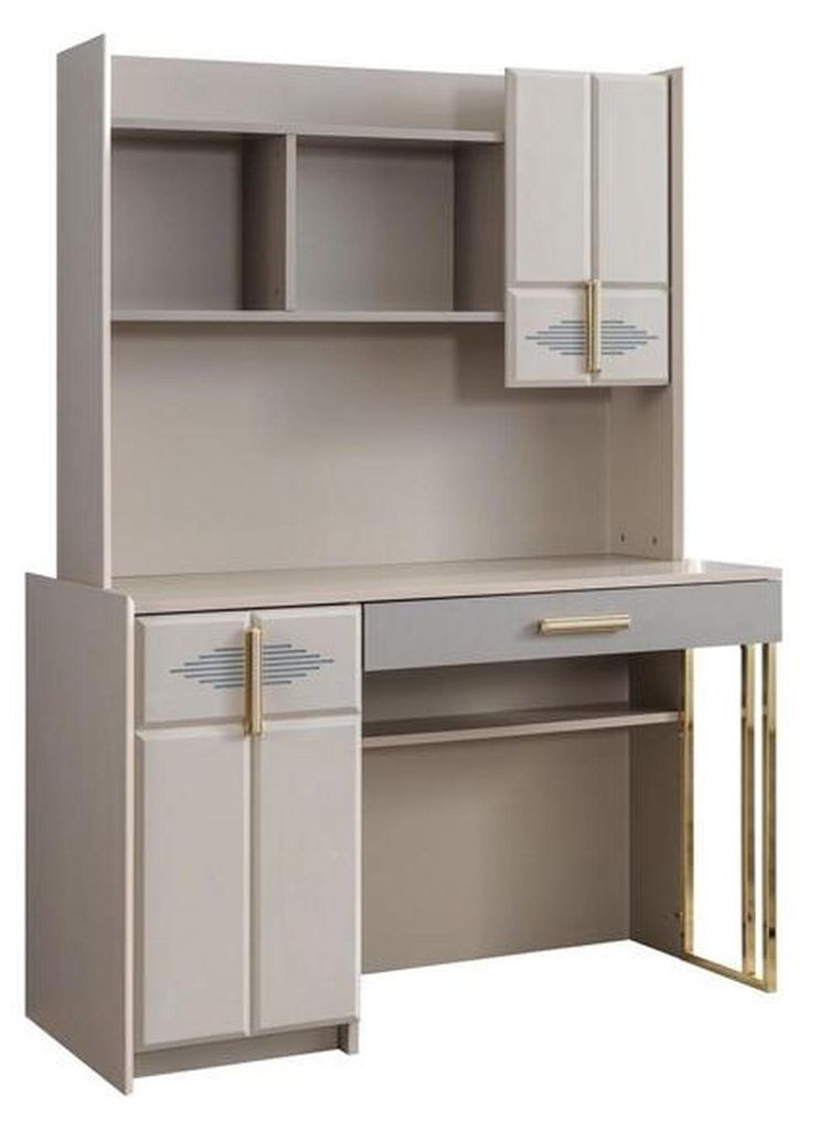 Beiger Schreibtisch Designer Jugendzimmer Tische Holz Kinderzimmer Möbel