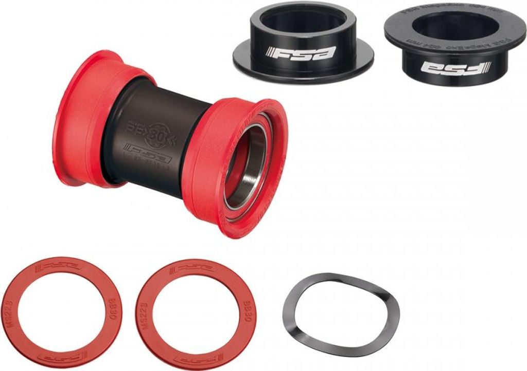 FSA PF30 Road Adaptor 24/30mm Innenlager 24/30 mm Schwarz