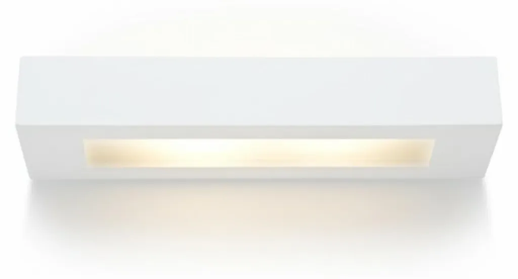 Luminaire intérieur mural ROLO 36 en plâtre blanc pour salon et LED E14