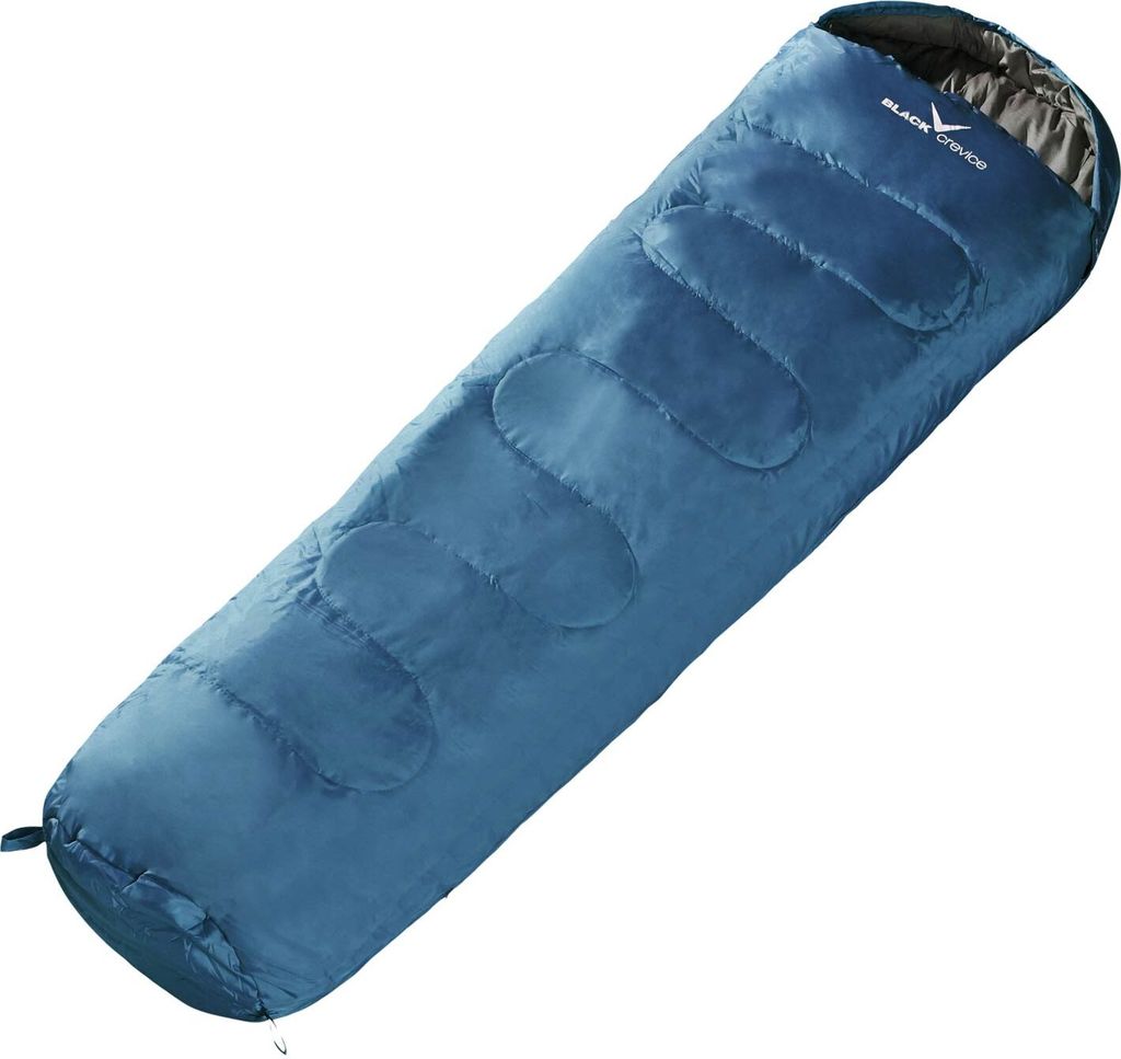 BLACK CREVICE - Mumien Schlafsack - HAWK 300 - 300 g/m² Hohlfaserfüllung - Farbe: Blau