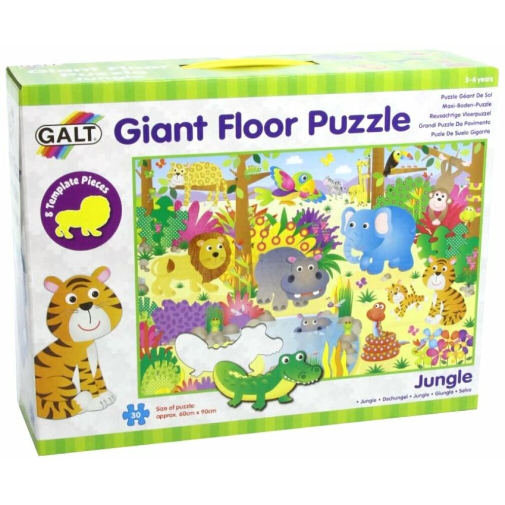 GALT Obrie podlahové puzzle Jungle 30 dielov Obrázok produktu 