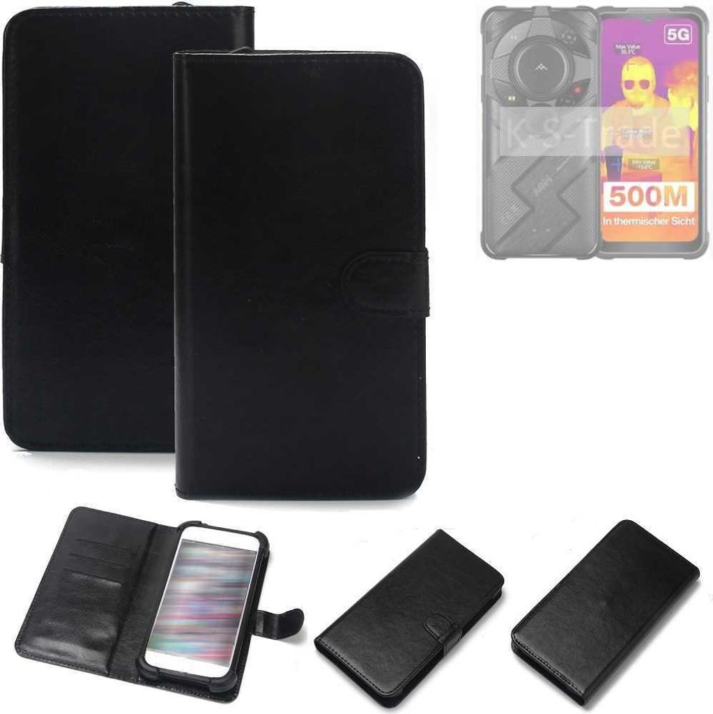K-S-Trade Handyhülle Schutzhülle kompatibel mit AGM G2 Guardian Handy Schutz Hülle Handyhülle Bumper schwarz 1x