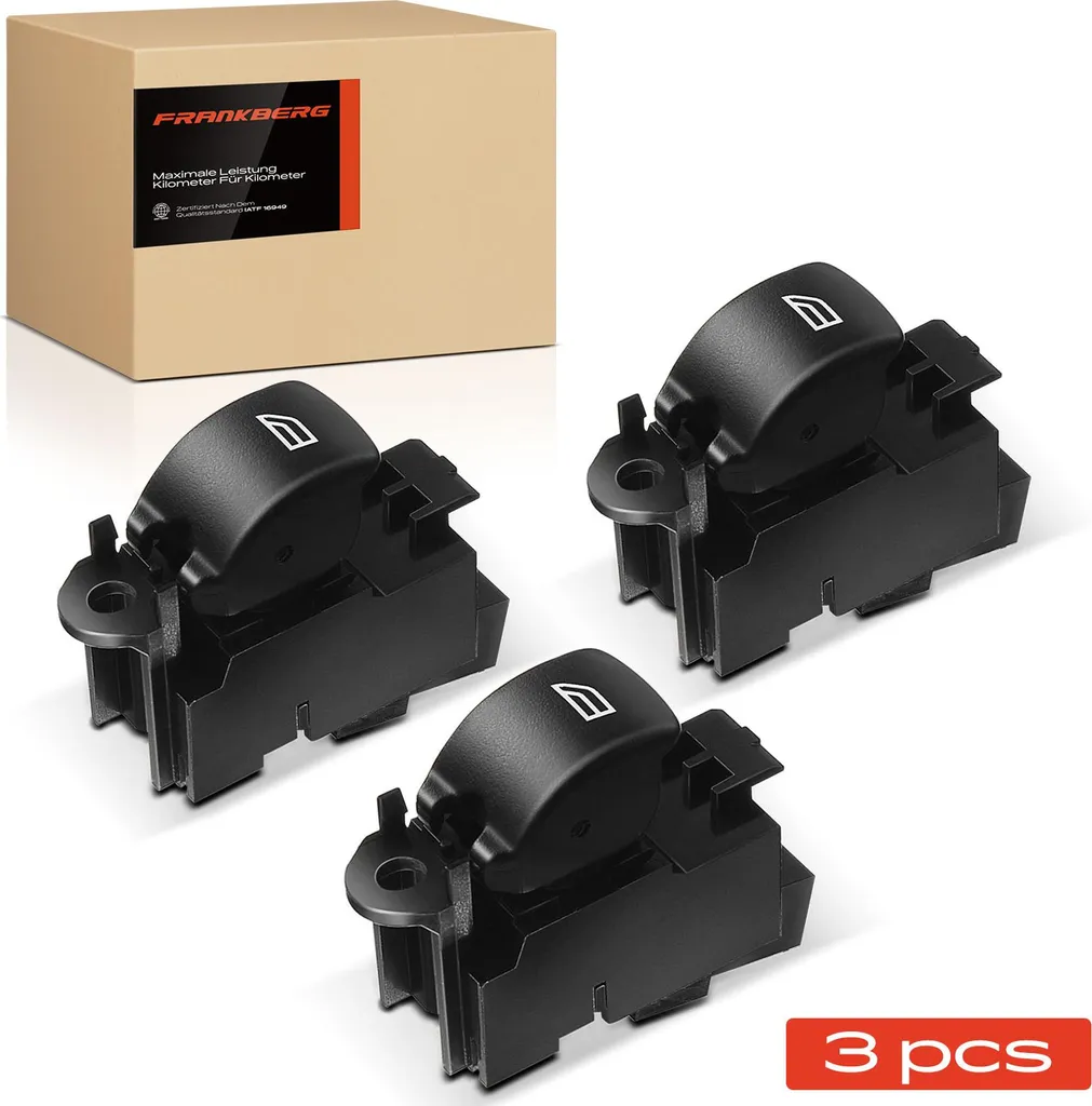 Bouton de lève-vitre Land Rover Freelander et Discovery 4 - Pack de 3