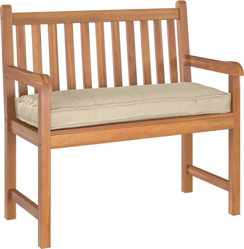 vidaXL Kissen Beige 100 x 40 x 8 cm Oxford-Stoff Produktbild 