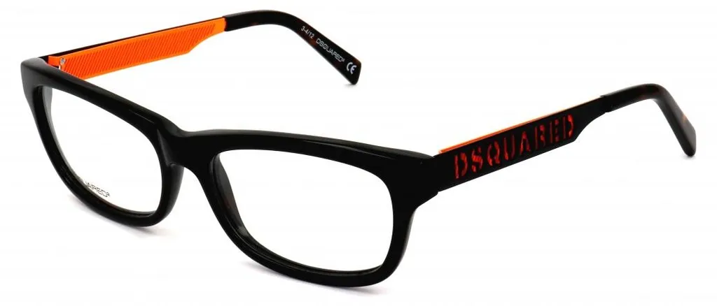Lunettes Dsquared2 DQ5095 001 Taille 54 - Monture Optique Noir Brillant