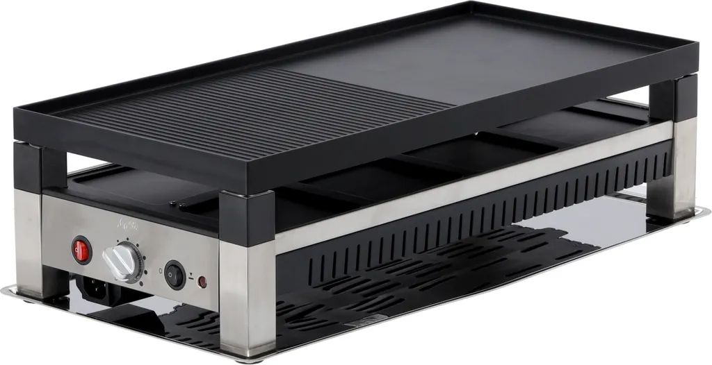 Raclette Solis 5 en 1 Puissante 1400W pour Mini Wok et Crêpes Party