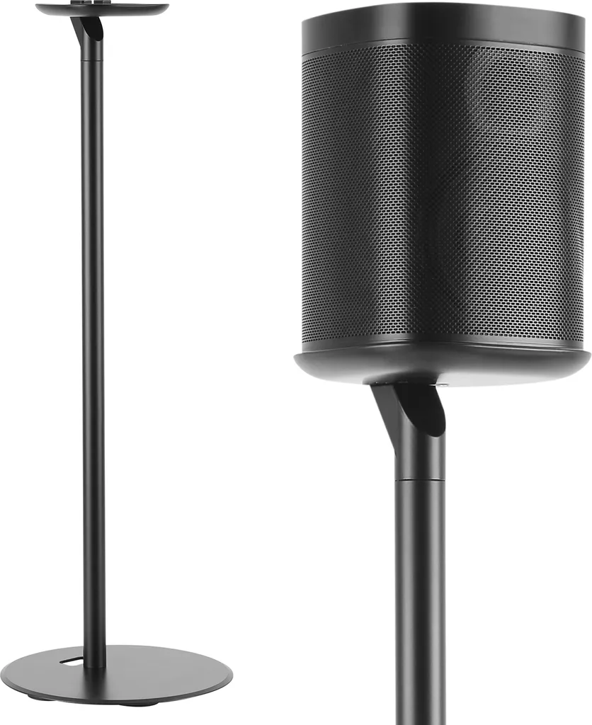 Pied d'enceinte pour Sonos One et Play - Support stable en acier 70cm