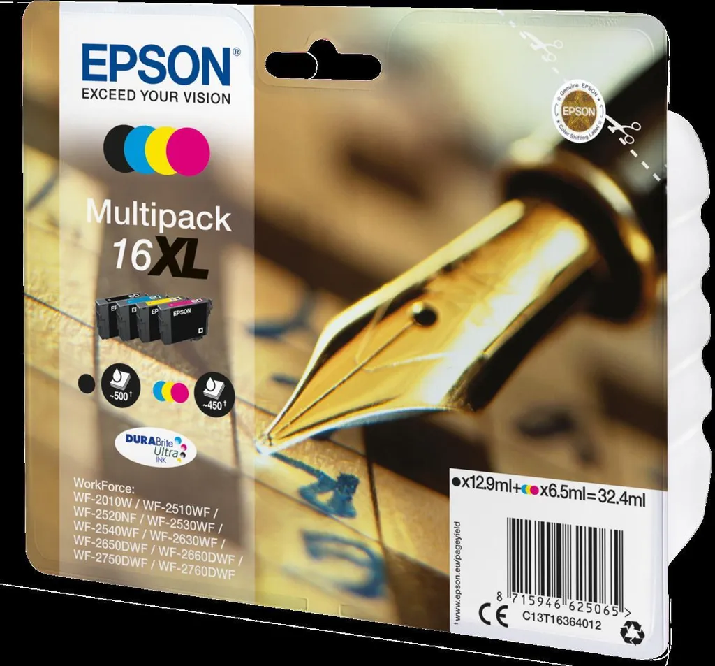 Epson T1636 XL Multipack : Évitez les Bavures et Imprimez Plus Longtemps - 11