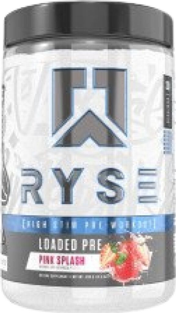 RYSE Loaded Pre (30 Serv) Pink Splash - Pre-Workout - Pre-Workout Booster