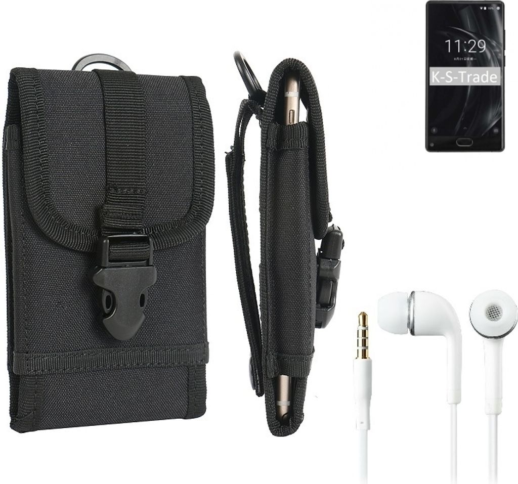 K-S-Trade Holster Schutz-Hülle kompatibel mit Doogee MIX Lite Gürteltasche Handy-Hülle Schutz Hülle Gürtel Tasche Handy Tasche outdoor