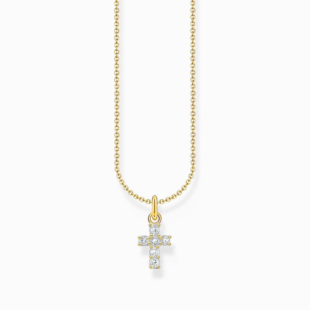Thomas Sabo KE2226-414-14-L45V Vergoldete Kette mit Kreuz Produktbild 6