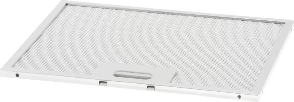 Filtre à graisse métallique pour hotte Bosch dimensions 281x220x8 mm