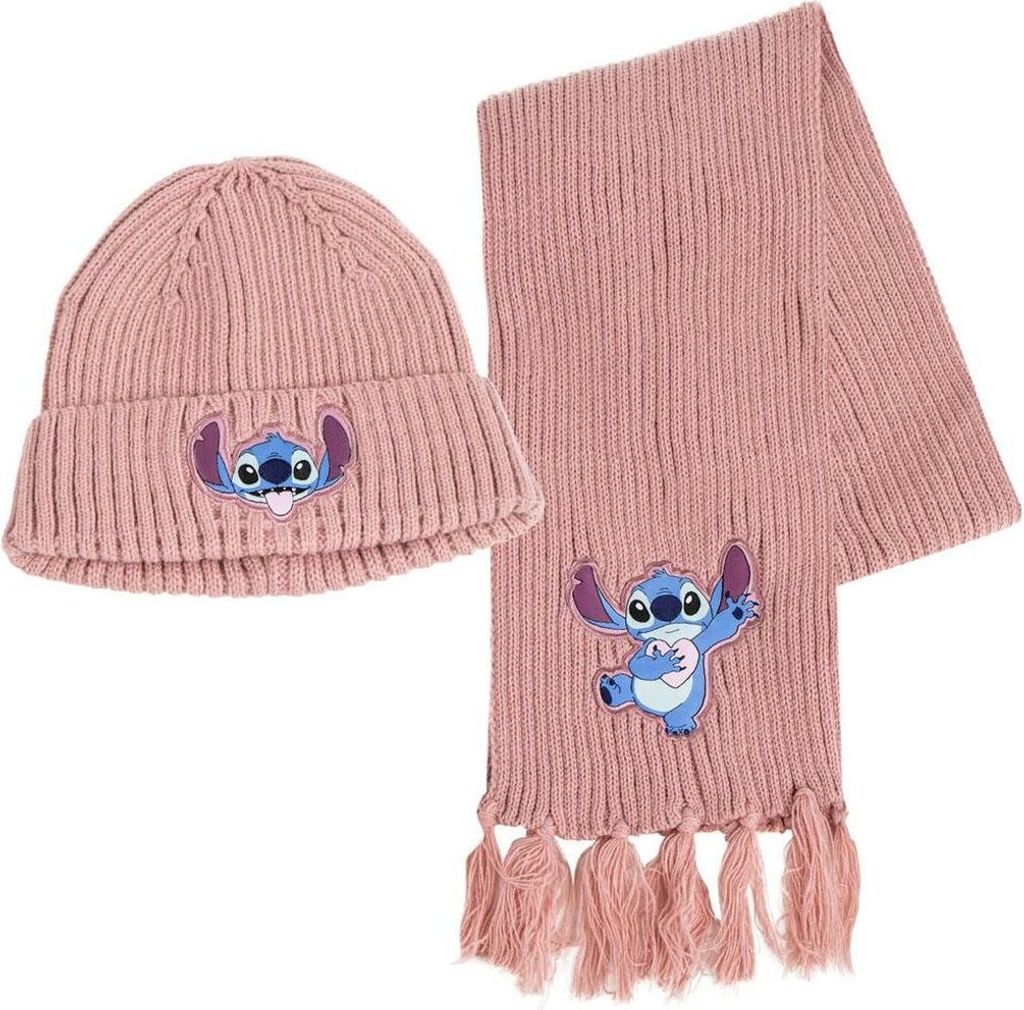 Disney Stitch Mü tze +  Schal-Set Produktbild 