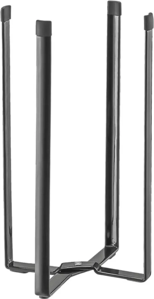 Support polyvalent cuisine en acier noir - Design compact et robuste