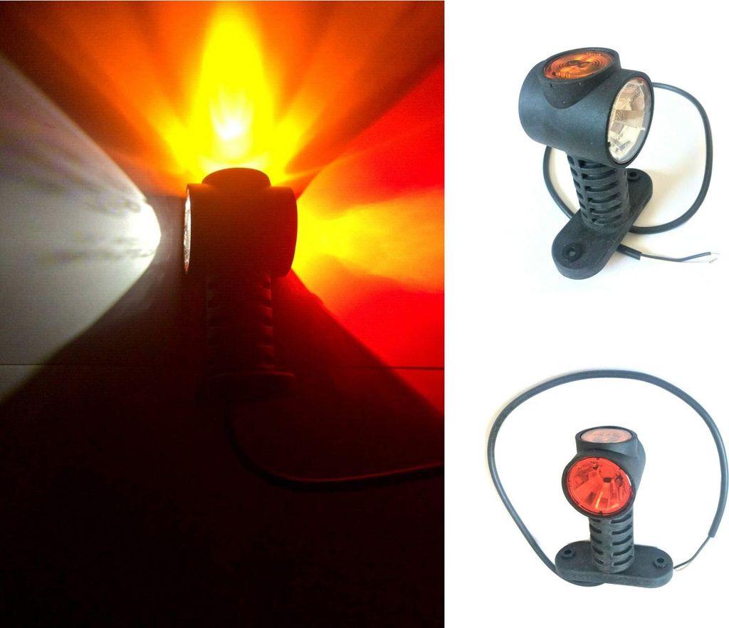 LED Umrissleuchte 117X55X100 Anhänger LKW Wohnwagen 12/24V Produktbild 